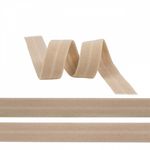 Резинка бельевая (окантовочная) матовая 15.0 мм / 1000 метров, бежевый капучино S573