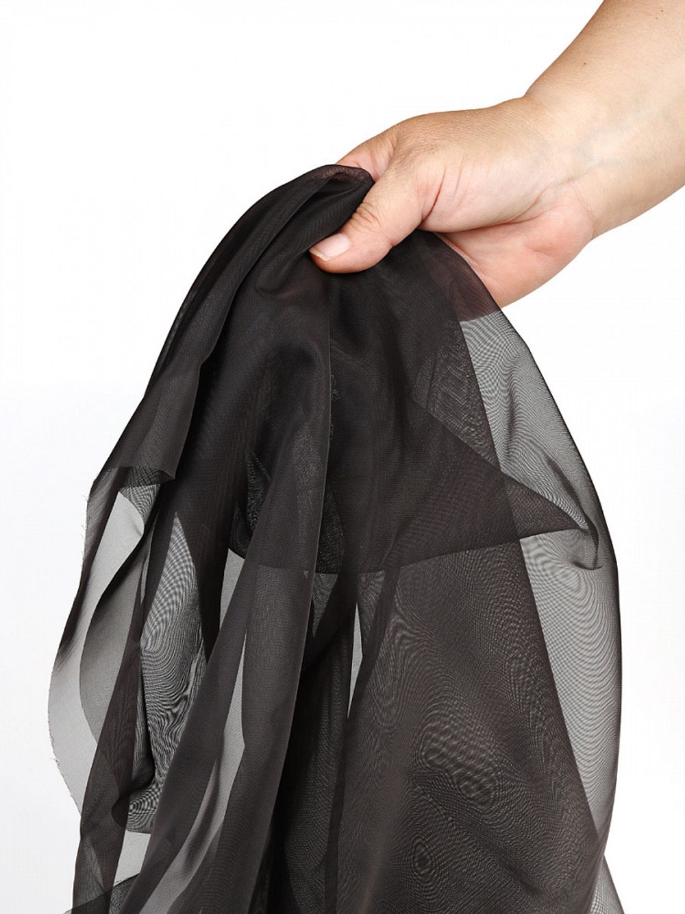 Вуаль 45 г/м², 300 см / 3 метра, Vei.08, коричневый