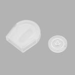 Наконечник-зажим d5 мм, прозр, 10 шт