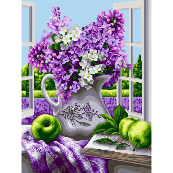 Картина по номерам Русская живопись, Благоухание сирени 40х50см