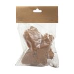 Декоративные элементы из коры дерева "Бабочки", 7х9см, 10 шт, нат/дерево