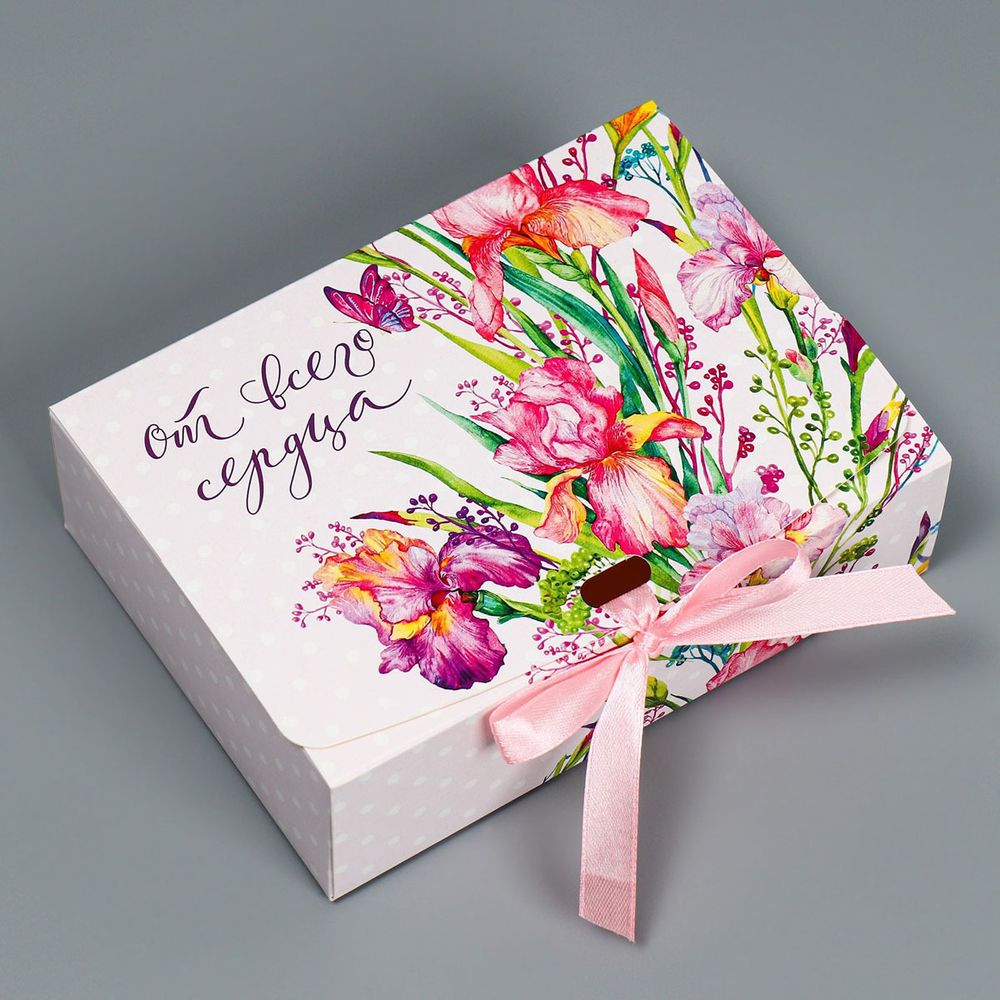 Коробка подарочная От всего сердца, 16,5х12,5х5см, 9227545