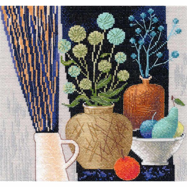 Набор для вышивания нитками Овен, Осенние мотивы 20х20см