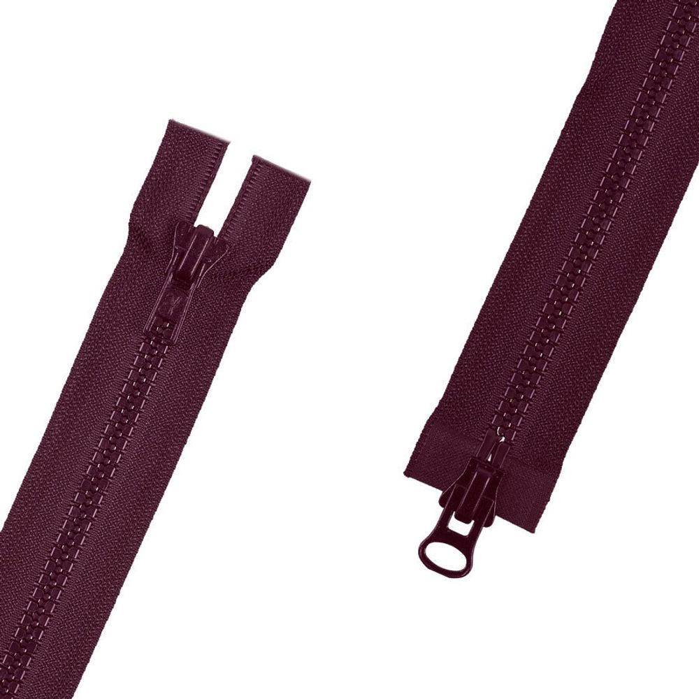 Молния трактор Т5 (5 мм) 2 зам., разъем., 90 см, 173 бордовый, G3052 Gamma, 10 шт