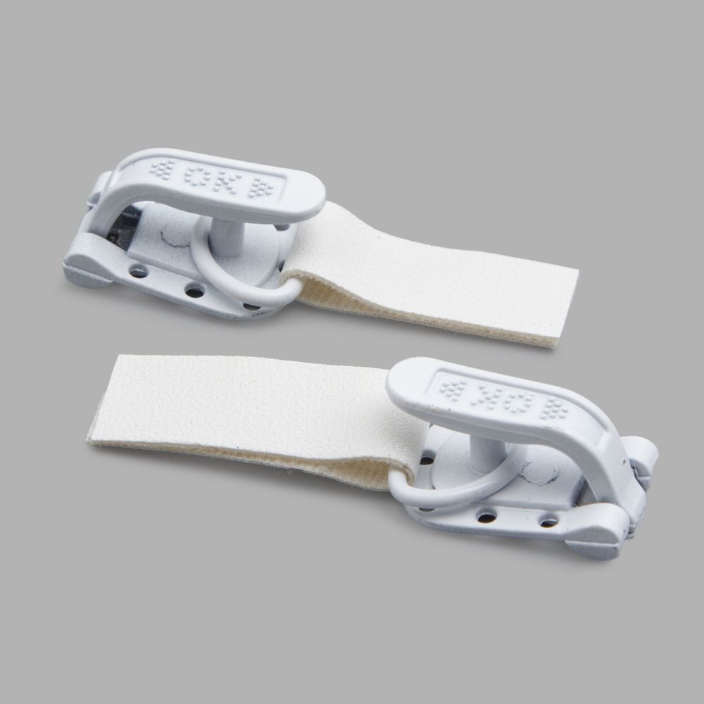 Крючок шубный PQ 45 мм, белый, PQ5210, 5 шт