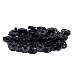 Кнопка пришивная металл ⌀10.0 мм, цв.черный, 36 шт