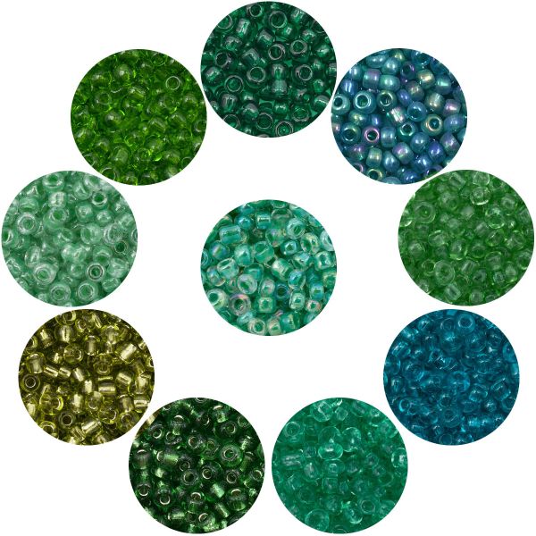 Набор бисера 11/0 ассорти №18 в тубе, 10 цветов, Astra&Craft