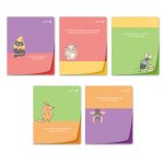 Тетрадь общая с пластик. прозр. обложкой 180 мкм, цвет.запечат.титул лист A5 48 л. на скобе 65 г/м², белизна 100% 10 шт клетка, 01500 Поднимаем настроение, Светоч Т197