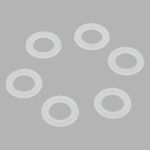 Кольцо уплотнительное под блочку ⌀10 мм (внешн. 16.5 мм) (№24), пластик, ≈100 шт