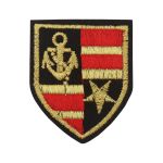 Термоаппликация Шеврон военно-морской, 50х57 мм, LA356