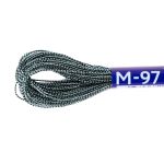 Мулине Gamma металлик JT 12 мотков по 11 метров, M-97 серебристый, Gamma MOULINE