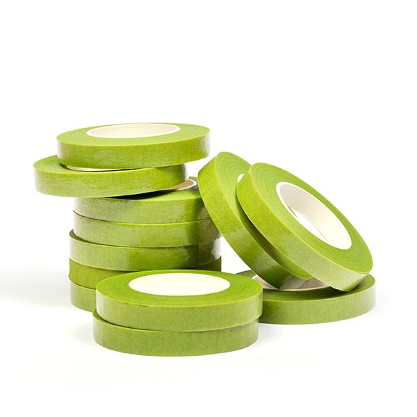 Тейп-лента цв. желто-зеленый, ширина 10 мм, уп.27.43 м (уп. 12 шт)