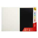 Картон цветной мелованный 200 г/м², A4 21х29.7 см, 8 л. 8 цв, Лео LNSCC-01