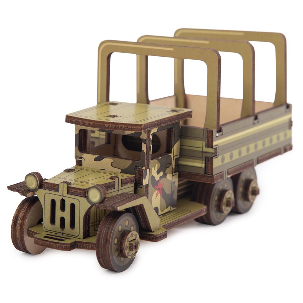 Пазл 3D, серия Военная техника 48 элемент, Грузовик, Rezark ST0394