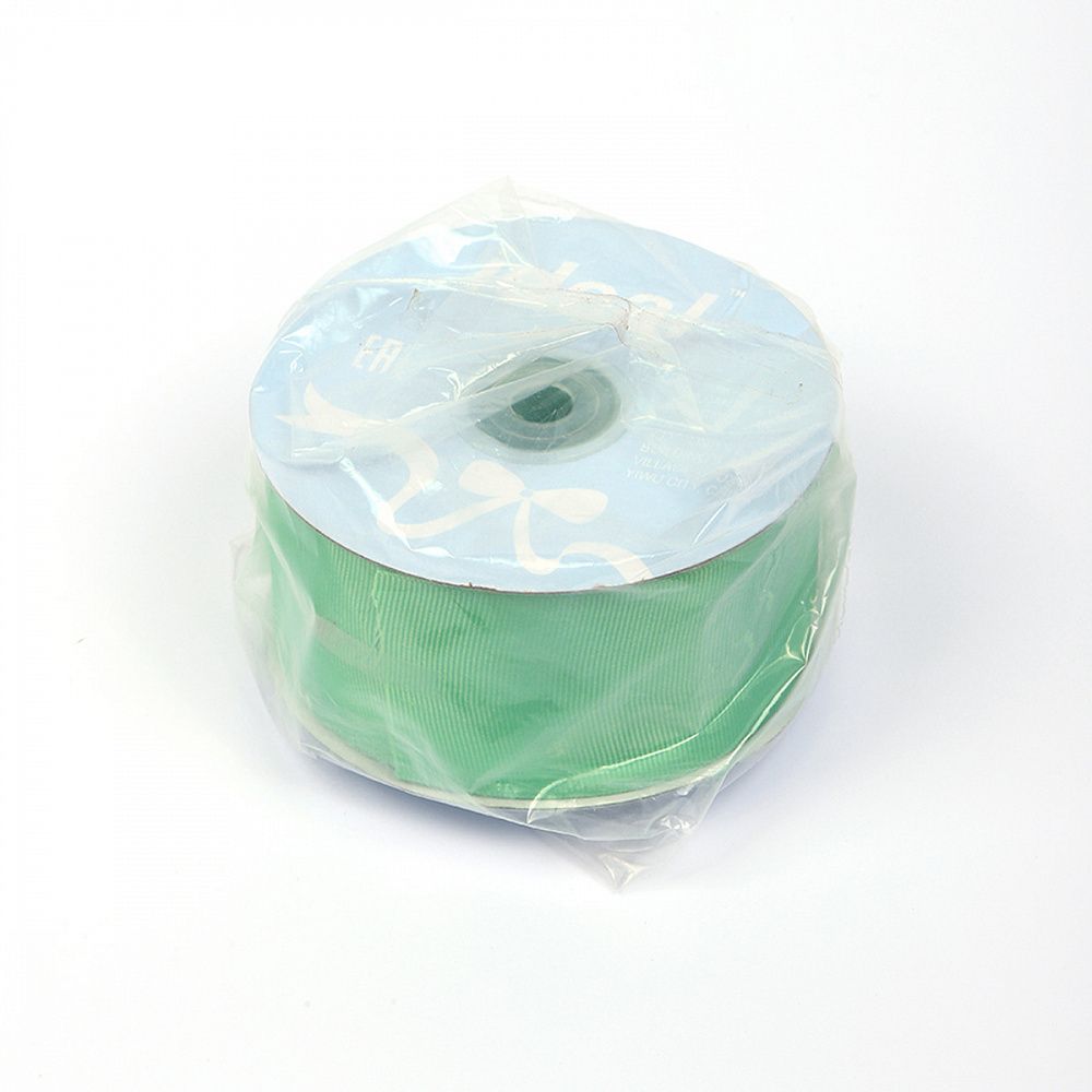 Лента репсовая (в рубчик) 50.0 мм, 530 (114) пастел.мятный, уп. 27,4м