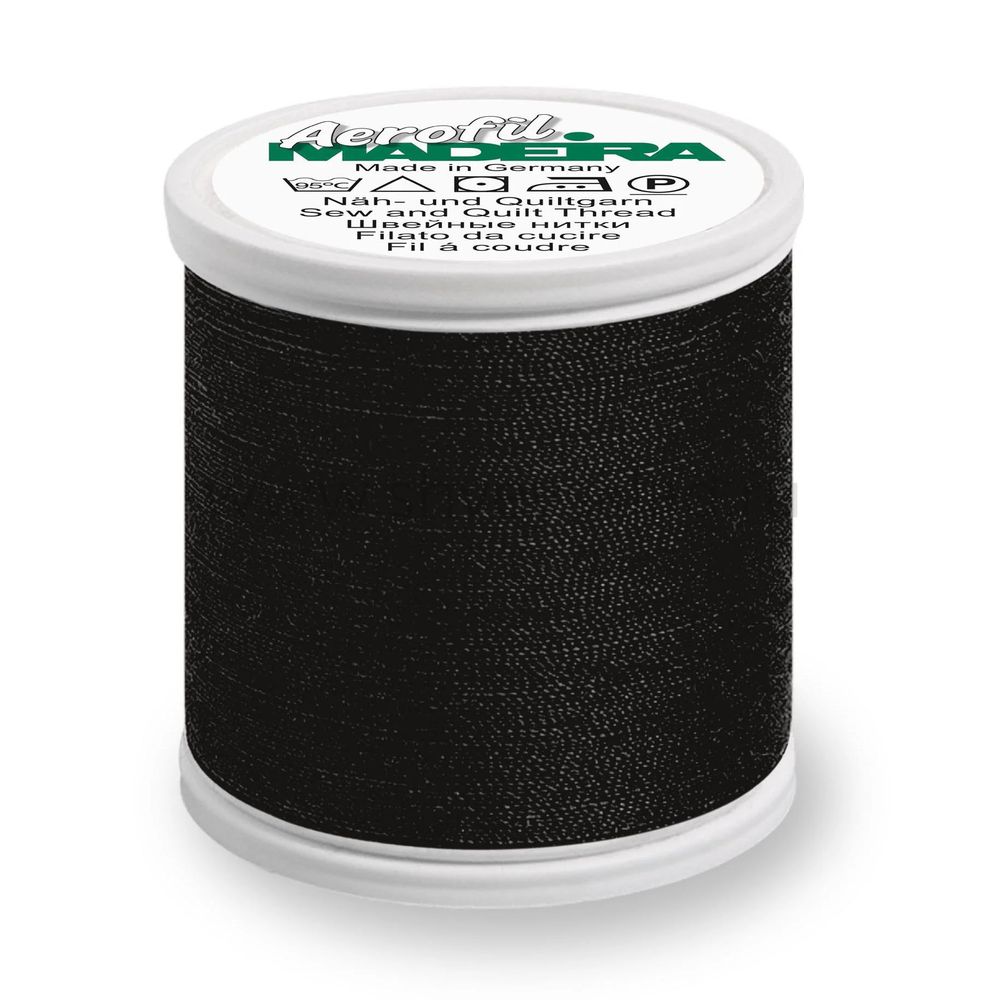 Нитки универсальные Madeira Aerofil №120, 400 м, цв. 8000, 9125, 5 катушек