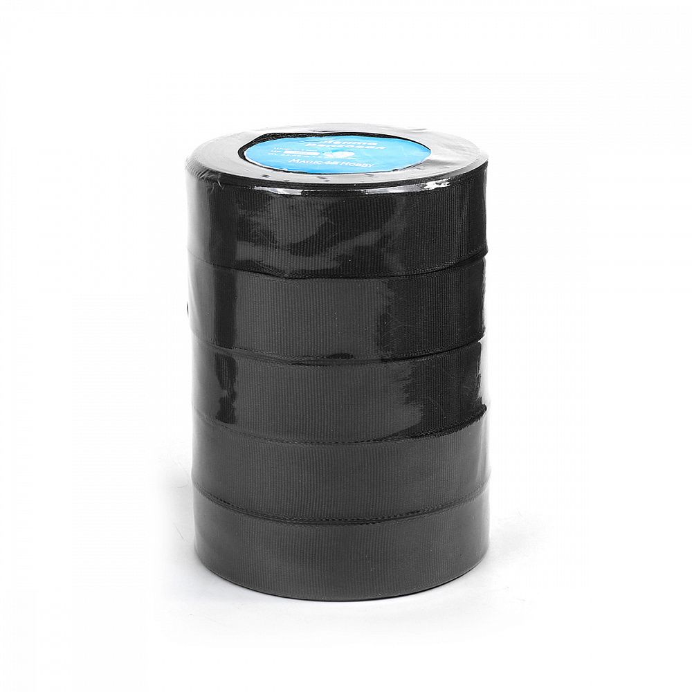 Лента репсовая (в рубчик) 20.0 мм цв. 030 черный 5 шт по 22.86м (±1м)