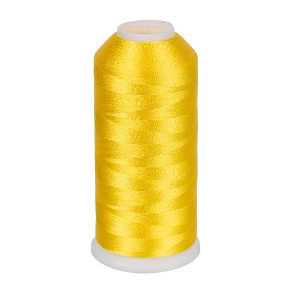 Нитки вышивальные Gamma V120/2, 5000 ярдов, 4570 м, 3135 я.желтый