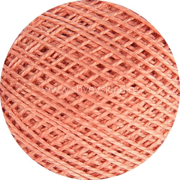 Пряжа ПНК им.Кирова Ирис / уп.20 мот. по 25 г, 150м, 5602 светло-терракотовый