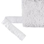 Бахрома отделочная 35.0 мм / 25 метров, витая, 001 белый, Gamma 442