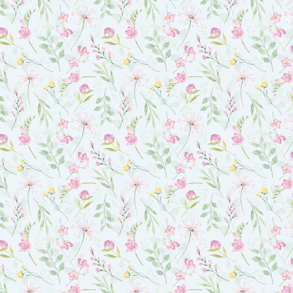 Односторонняя упаковочная бумага Stilerra 100х70 см, 25 шт, 04 цветы