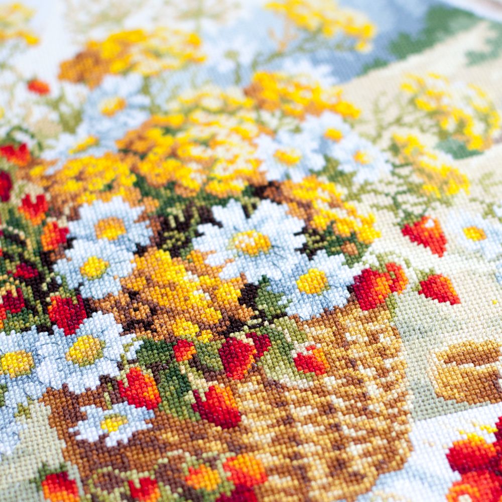 Набор для вышивания нитками Чудесная игла, Медовый аромат 32х40 см