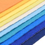 Фетр листовой мягкий клеевой, 1.0 мм, 20х30см, 10 шт, Astra&Craft, 2