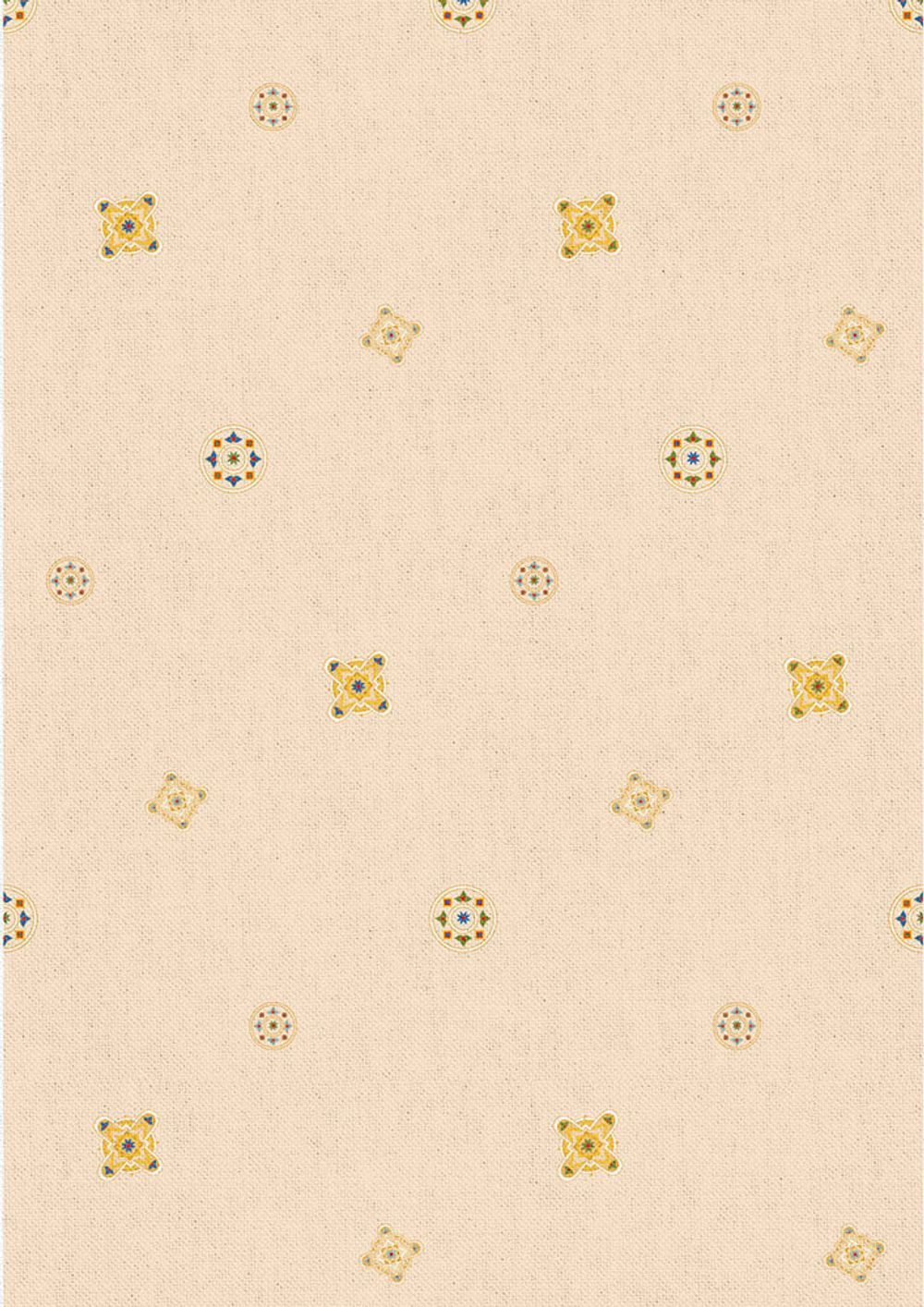 Ткань для пэчворка Peppy Индийское сари, отрез 60х110 см, 146 г/м², ИС-05 кремовый, Peppy