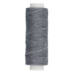 Нитки для кожи вощёные плоские 0.8 мм, 25 м, 013 св. серый, LC-001, Промысел