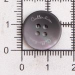 Пуговицы 4 прокола 24L (т.серый), 36 шт