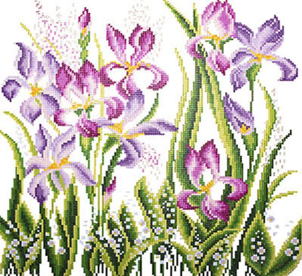 Алмазная (кристальная) мозаика Фрея, Весенний аромат, 34,5х35 см