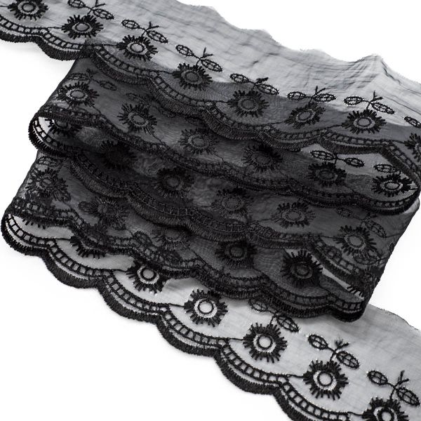 Кружево капроновое 53 мм / 13.71м, цв.черный