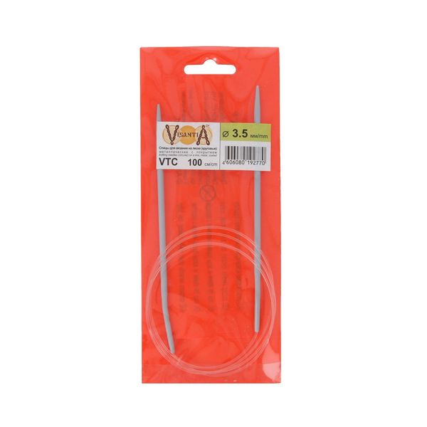 Спицы круговые металл ⌀3.5 мм, 100 см, со спец. покрытием, Visantia VTC