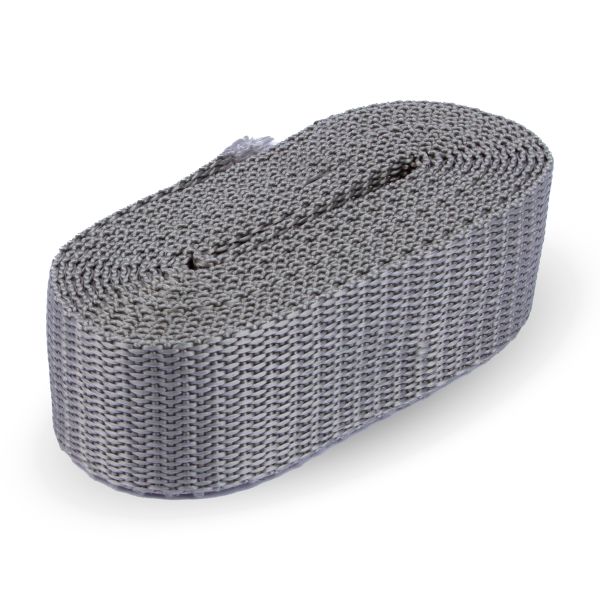 Стропа (ременная лента) 30 мм / 5х2.5 метра, фасовка, серый, 3713 (3075_3590)