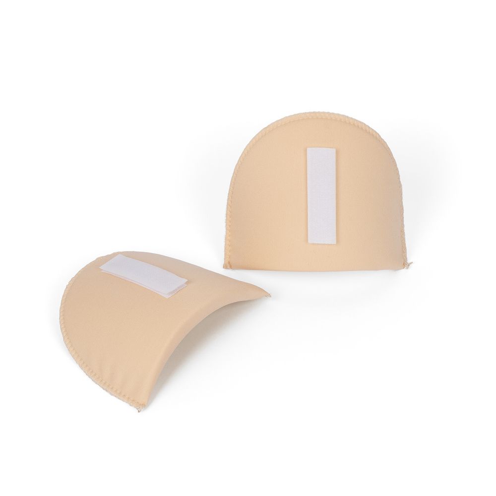 Плечевые накладки (подплечники) втачные на липучке 100х150х10 мм, 1 пара, VLN-10, №03 бежевый, Blitz VLN-10