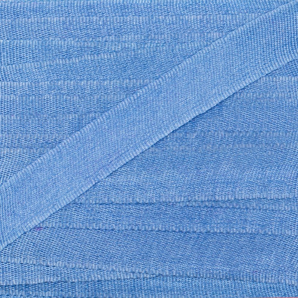 Лента (тесьма) шелковая 7.0 мм / 45.5±0.5 метров, №257 т. голубой, Gamma SR-7