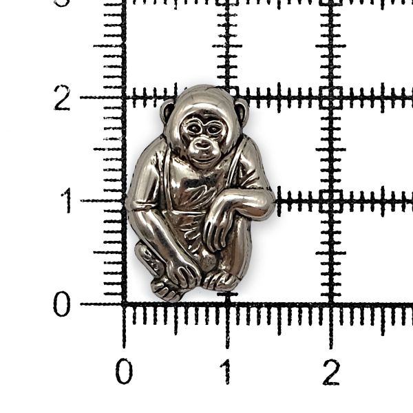 Пуговицы детские Обезьяна (48055) 21мм (AS), 72 шт