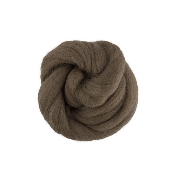 Шерсть для валяния (до 29 мкр), 50 г. 0214 маренго, Gamma TFS-050