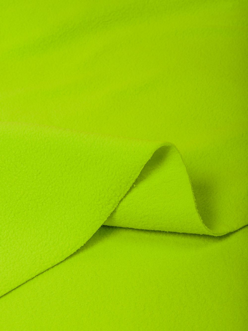 Флис 2-сторонний 190 г/м², 150 см / 2 метра, TBY-0059-229.2, цв.F229 неон желтый