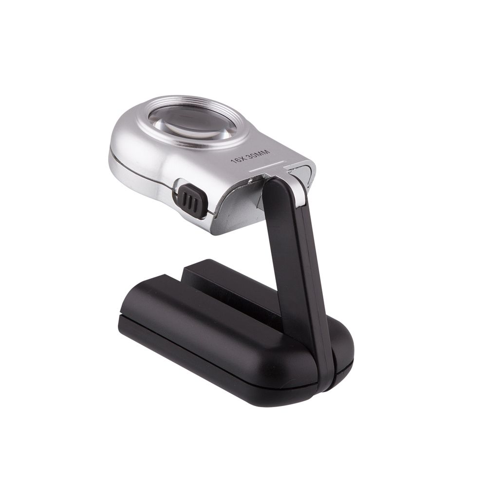 Лупа складная с подсветкой ⌀3 см (ув.х16), Ferstel FR-03