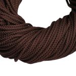 Шнур плетеный ⌀4.0-5.0 мм / 100 метров, 007 коричневый