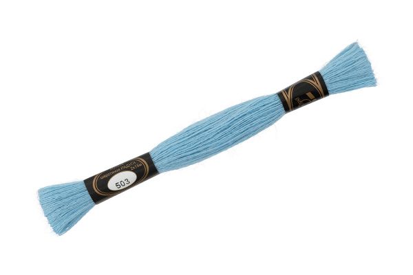 Мулине Радуга, цв.503 аква, Россия, 8 мотков по 15 метров