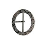 Пряжка, 35 мм, цв. черный никель, 10 шт /TOS/