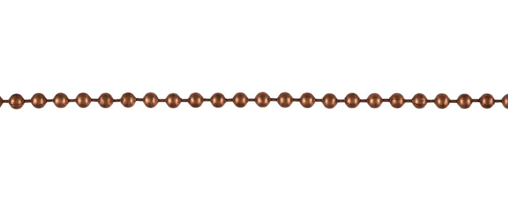 Цепочка декоративная 4.5 мм, 25 м,±0.5 м, под медь, Micron MI-04