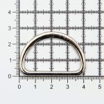 Полукольцо литое металл внутр. 33 мм (внешн. 41х28 мм), 50 шт, цв.никель, 819B-036