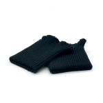 Манжеты трикотажные 8.5х10.0 см, 1 пара, средней плотности, 14 кл, 2х2, 004 черный