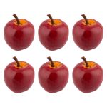 Декоративные элементы для флористики 3 см, 6х6 шт, 03 кр. яблоко, Blumentag RDF-04