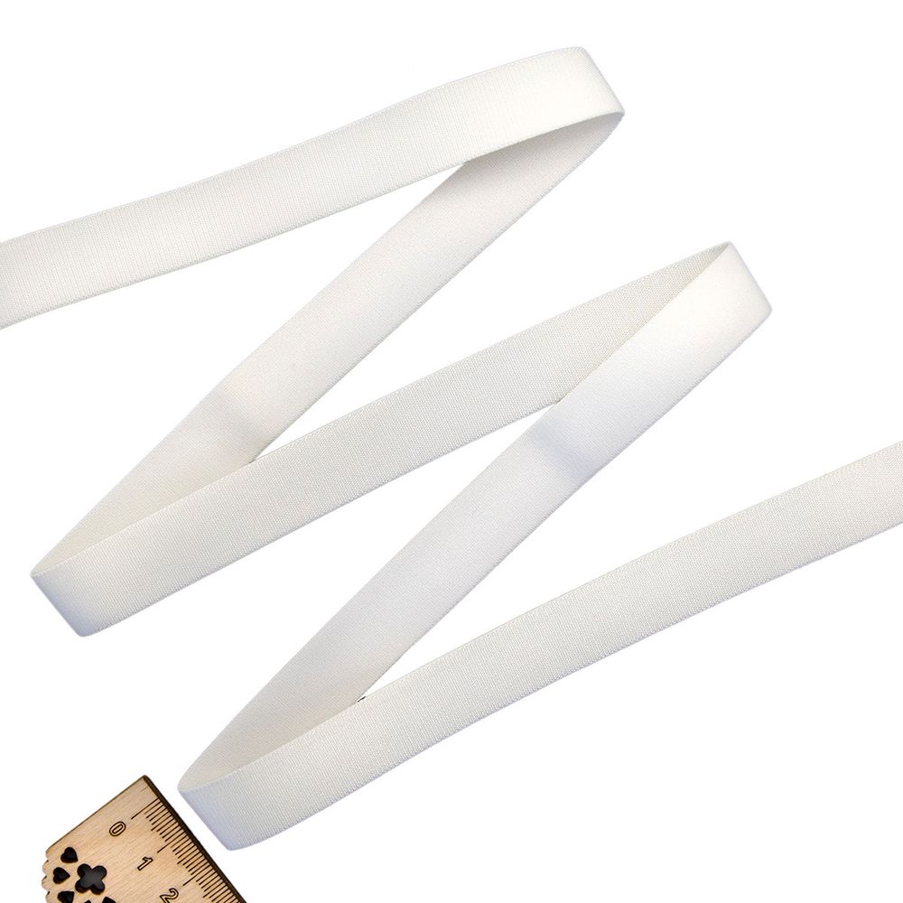 Резинка бельевая (бретелечная) 18.0 мм / 25 метров, молочный