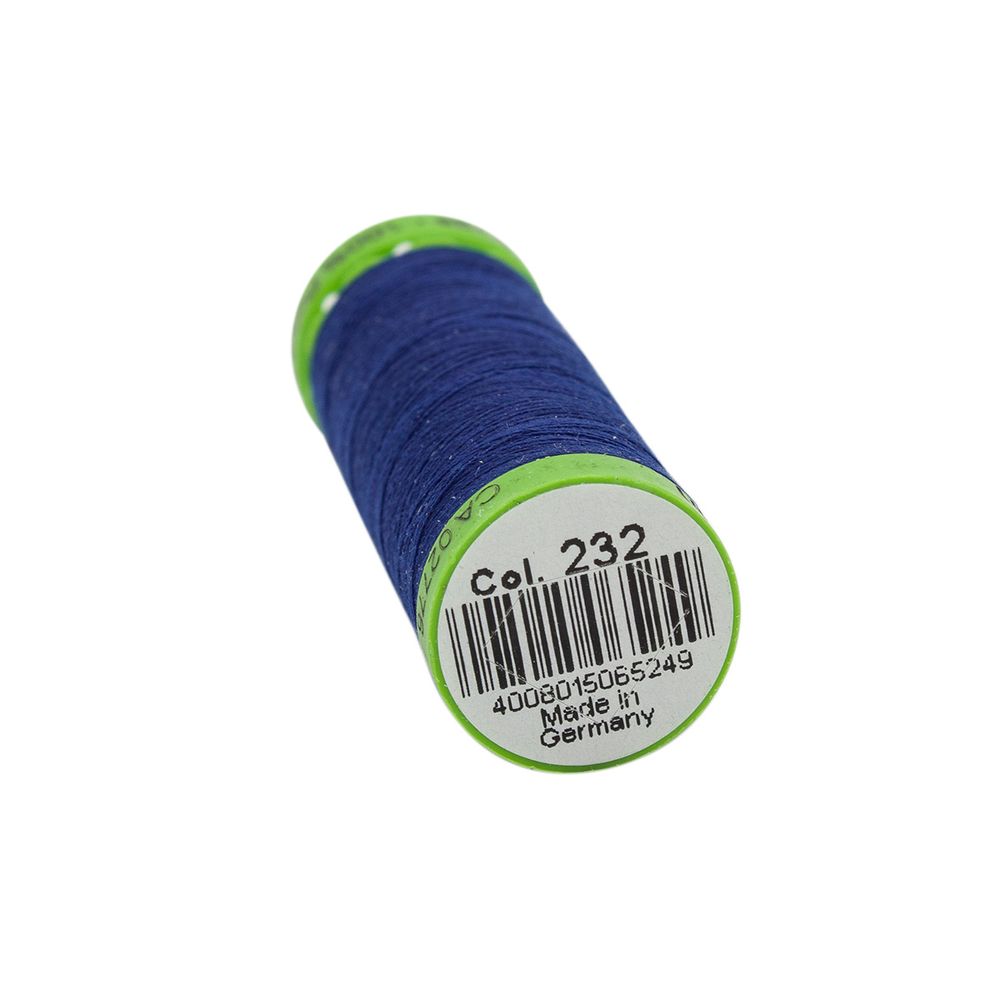 Нитки для тонких тканей Gutermann Extra Fine 150, 200м, 232 кобальт, 5 катушек