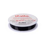 Проволока для бисера ⌀0.3 мм, 50 м, №06 черный, Zlatka DGB-S3